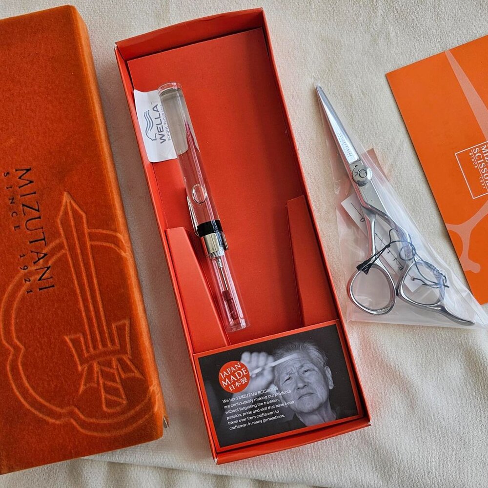 MIZUTANI Fit 5.0 (WELLA) Shears (Right Hand) 100% Authentic - Picture 3 of 5